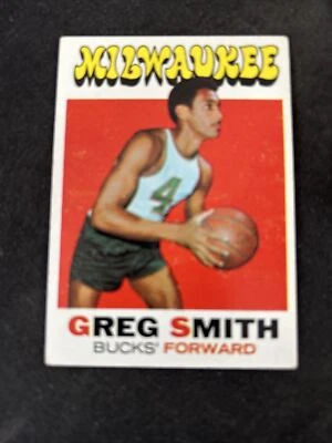 1971-72 Topps Card #129 Greg Smith Milwaukee Bucks ExNm Free Shipping! - Image 1 of 3