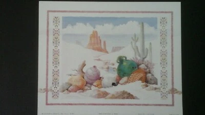 Impresión artística cerámica estilo suroeste jarra verde 8x10 Foto 1 de 2