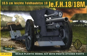 ACE 1/72 72216 WWII German 10.5cm LeFH18/18M Leichte Feldhaubtze 18 - Picture 1 of 1