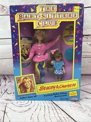 Juego de muñecas y accesorios Remco 1991 nuevo en caja The Baby Sitters Club Stacey & Charlotte Foto 1 de 4