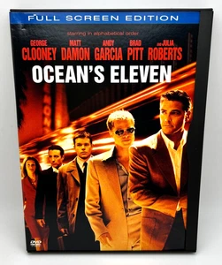 Ocean's Eleven DVD Movie Brad Pitt Matt Damon George Clooney Full Screen Edition - Picture 1 of 1