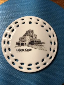Gillette Castle East Haddam CT Keramik Souvenir Ornament kostenloser Versand - Bild 1 von 7