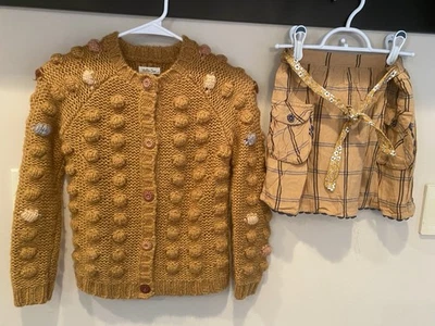 Conjunto de falda y suéter Matilda Jane, niñas talla 8-10, en muy buen estado Foto 1 de 4