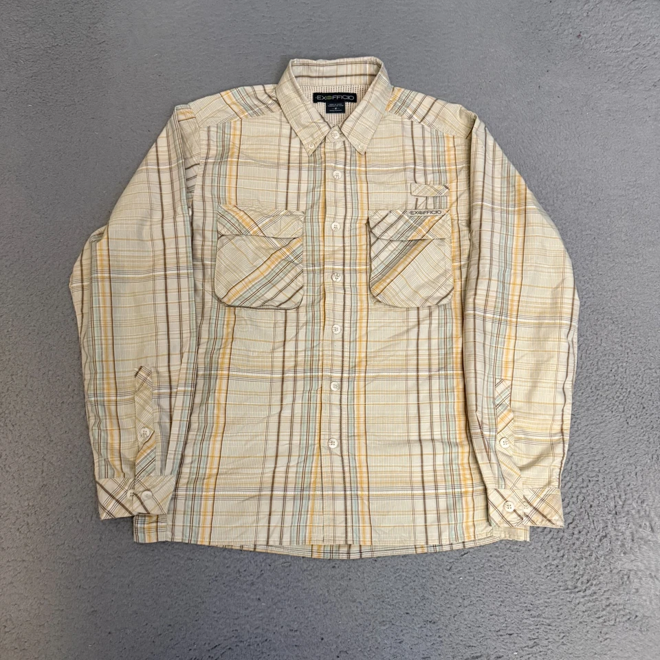 EXOFFICIO Shirt Mens Size Medium Plaid Long Sleeve Button Up - Image 1 of 4