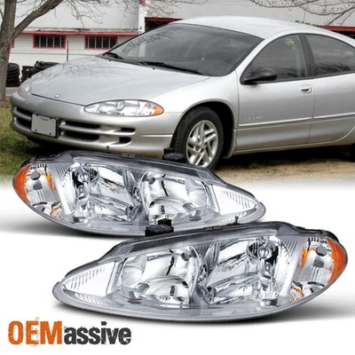 Juego de faros de repuesto izquierda + derecha Fit 98-04 Dodge Intrepid 1998-2004 Foto 1 de 4