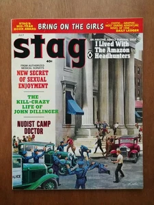 Vintage Stag Men's Adventure Pulp Magazine July 1968 Great Condition - Picture 1 of 2