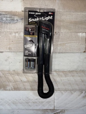 Vintage Black & Decker Snake Light Flexible Flashlight NEW-NOS-SLB1M USA (L26) - Image 1 of 2