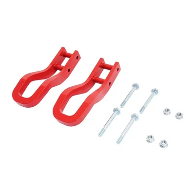 Pair Red Tow Hooks Kit #84513877 For Chevrolet Silverado 2500 HD 3500 HD 20-2025 - Изображение 1 из 4