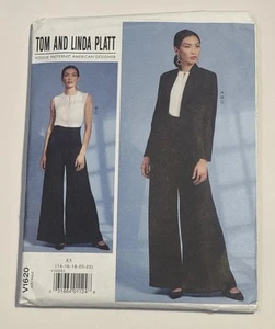 Vogue Pattern V1620 Misses 14-22 Tom and Linda Platt Designer Pants Suit UC - Picture 1 of 3