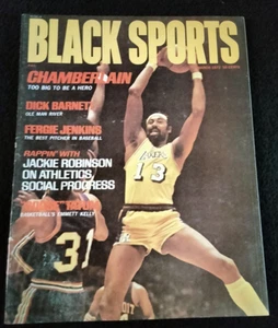 WILT CHAMBERLAIN BLACK SPORTS MÄRZ 1972 VINTAGE SPORTMAGAZIN LA LAKERS - Bild 1 von 3