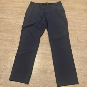 Travis Mathew Open to Close Slim Golf Pants Men 32 Navy Blue Performance Light - Picture 1 of 8