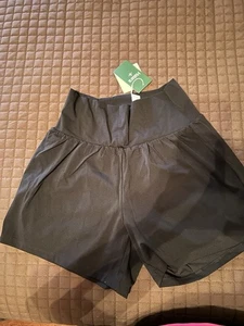 Pantalones Cortos Halara Para Mujer Grandes Negros Suavemente Cero Aireados Cintura Súper Alta Yoga Nuevos con Etiquetas - Imagen 1 de 9