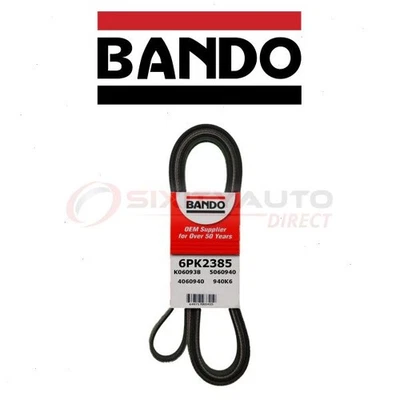 Bando Main Drive Serpentine Belt for 1988-1990 GMC S15 - Accessory Drive pw Foto 1 de 4