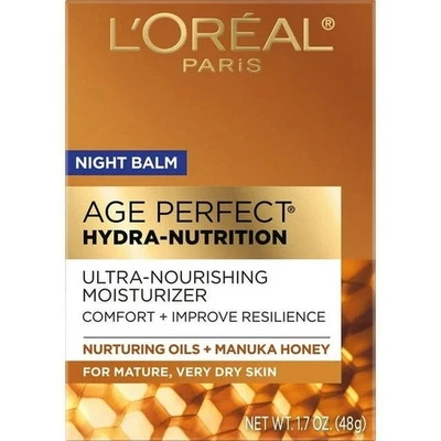 L'Oreal Age Perfect Hydra-Nutrition Nourishing Night Moisturizer - 1.7oz - Image 1 of 4