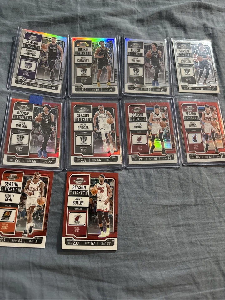 2023-24 Contenders Optic Lotes de 13 cartas RC Veterano/149/99/43 Foto 1 de 3