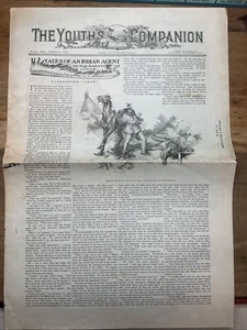 Periódico The Youths Companion 2 de octubre de 1902 Boston MA PERRY MASON raro B8 - Imagen 1 de 21
