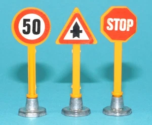 KINDER SURPRISE U-EI STECKIS SPIELZEUG TRAFFIC SIGNS 1976 FERRERO - Picture 1 of 2