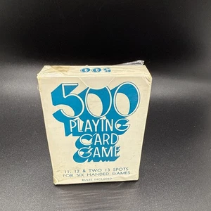 500 Playing Card Game 11, 12 & Two 13 Spots With Rules Booklet, New/Sealed - Picture 1 of 8