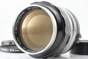 PAT. PEND. Tested! [Exc+5] Nikon Nikkor P Auto 10.5cm 105mm f/2.5 Lens JAPAN - Picture 1 of 16