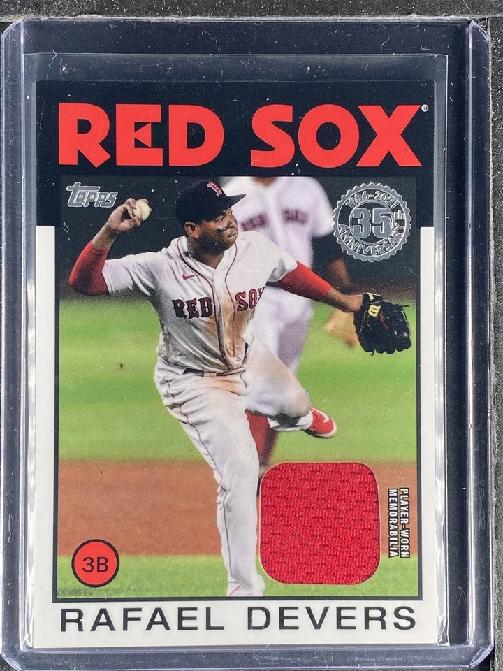 Devers, Rafael - 2021 Topps - 1986 Topps Baseball Relics - Image 1 of 1