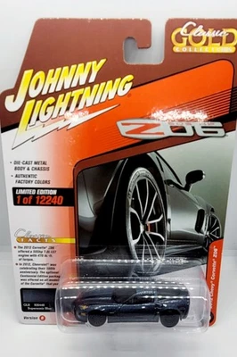 Johnny Lightning Classic Gold 2012 Chevy Corvette Z06 Supersonic Blue Toy New  - Image 1 of 4