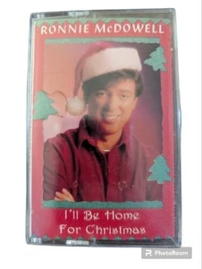 Vintage Rare 1998 Ronnie McDowell I'll Be Home For Christmas Cassette Tape - Picture 1 of 5