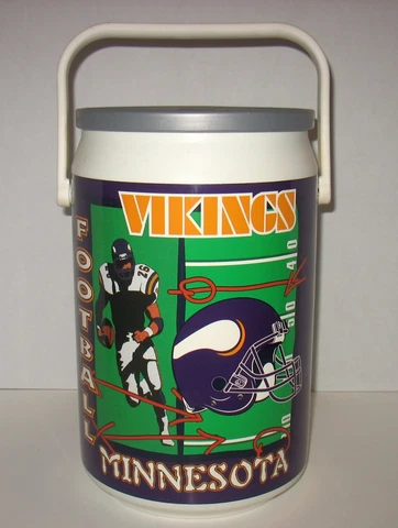 Vintage 1997 KOOLER KRAFT Minnesota Vikings Football NFL Can Cooler RARE Cover