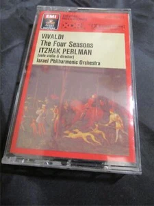 Vivaldi : CASSETTE THE FOUR SEASONS ITZHAK PERLMAN/ISRAEL PHILHARMONIC - Picture 1 of 1