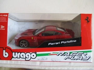 miniature B BURAGO FERRARI PORTOFINO RED 1/43 - Picture 1 of 4