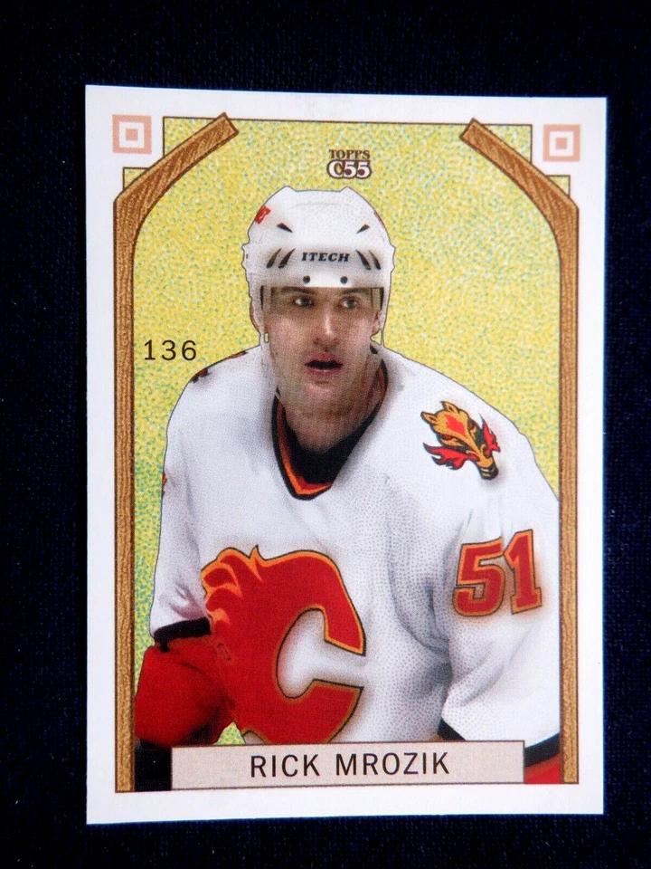 Rick Mrozik Topps C55 RC card 136, 2003 -04 NHL, Calgary Flames - Image 1 of 2