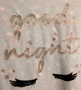 Ropa de dormir para mujer L-XL Secret Treasures gráfico de buenas noches - Imagen 1 de 4