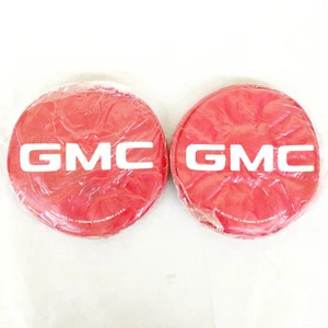 Juego de 2 cubiertas de luz KC Hilites vintage GMC rojas redondas 6"" NUEVO STOCK ANTIGUO - Imagen 1 de 6