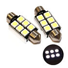 Fits Opel Astra F 1.4SI White 6-SMD LED 39mm Festoon Number Plate Light Bulbs