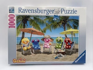 Puzzle Gelini Sommerurlaub 1000 Teile 19701 Ravensburger Gelinis Strand Bären - Bild 1 von 6