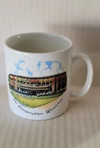 THE CHAMPIONSHIPS WIMBLEDON TENNIS COFFEE MUG GOODLIFE NEALE ALCESTER ENGLAND  - Picture 1 of 9