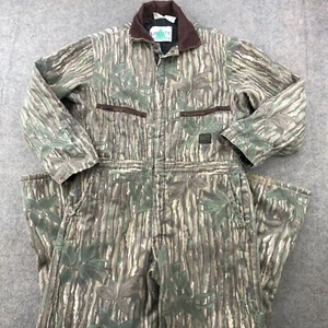 Vintage Liberty Coveralls Mens Large Regular Outdoor Gear Realtree Camo Hunting* - Picture 1 of 19