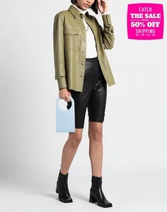 PVP €459 MARCO RAMBALDI Bolso de Mano de Cuero Logo Doble Asas Estructurado - Imagen 1 de 7