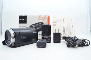 SONY HDR-CX535 HandyCam Digital HD Video Camera Recorder Black Memory 32GB works - Picture 1 of 18