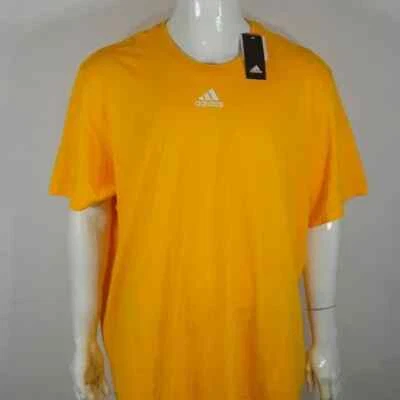 Adidas Amplificador Camiseta Hombre Camiseta 4XL Manga Corta Logo Dorado Blanco Nuevo Con Etiquetas Foto 1 de 3