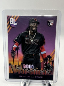 2024 Topps Big League Elly De La Cruz GOOD VIBRATIONS #GV-6 (RC) Rooke Reds - Picture 1 of 2