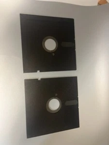Vintage New 5.25" HD Diskette,Unformatted, Black ,NTCH, 1.2MB, 5025-008, 100 PCS - Picture 1 of 2