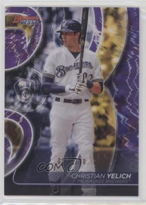 2020 Bowman's Best Purple Refractor /250 Christian Yelich #9