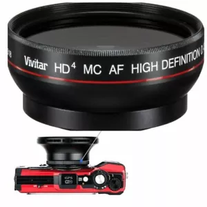2X HD TELEPHOTO ZOOM LENS FOR OLYMPUS Tough TG-6, TG-5, TG-4, TG-3, TG-2 - Picture 1 of 6