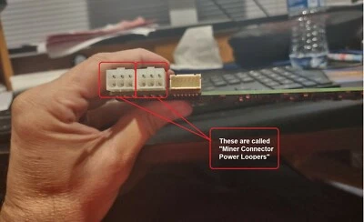 Innosilicon A4+/ A6/ASIC "Miner Connector Power Looper" For Parts-BRAND NEW Sets