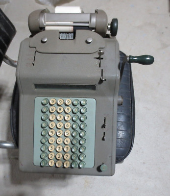 ANTIQUE Vintage National Adding Machine With Crank And Works • 106.87$