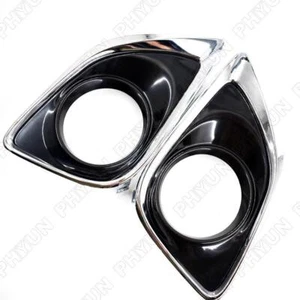 2pcs LH & RH Fog Light Lamp Bumper Cover Insert Plastic For Toyota Venza 2013-16 - Picture 1 of 11