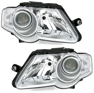 Scheinwerfer Set Klarglas für VW Passat 3C B6 2005-2011 links + rechts H7 - Bild 1 von 6