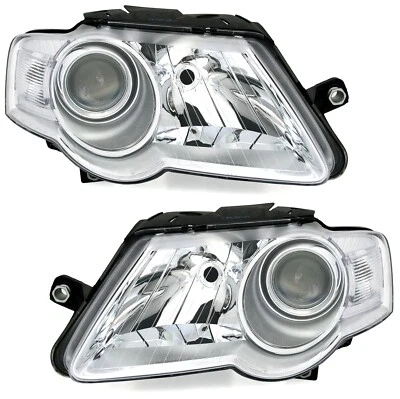 Scheinwerfer Set Klarglas für VW Passat 3C B6 2005-2011 links + rechts H7 - Bild 1 von 4