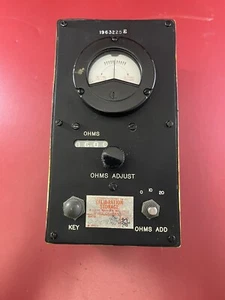 MIL-SPEC 1963225 OHMMETER 6625-00-792-3677 - Imagen 1 de 8