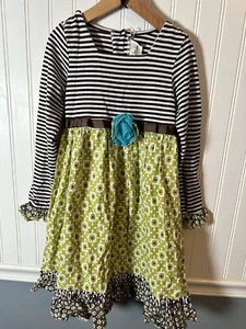 Rare Editions braun und grün Zweiteiler Mädchen Größe 6X - Bild 1 von 7